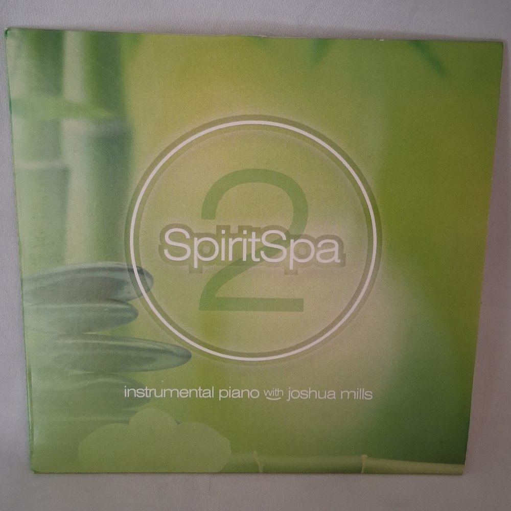 "SpiritSpa 2" Joshua Mills Christian Instrumental Piano Relaxing Calming CD